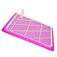 Ioensy - Inodoro Para Mascotas, Orinal Para Perros Y Gatos, Bandeja Para Orinar Para Cachorros, Entrenador Para Ir Al Baño, Interior Y Exterior, Color Rosa
