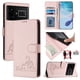 thumbnail image 1 of Funda tipo cartera FOXDOCK para Realme GT5 5G 204W /GT5 5G con soporte, ranuras, RFID, diseño de gato, 1 of 5