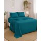 thumbnail image 1 of Set de Sabanas King 4 Pzs Textil Suave con Fuelle de 30 cm para Cama, 1 of 6