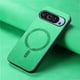 thumbnail image 2 of Magnetic Slim Case for Google Pixel 9 Pro XL with Camera Guard & Anti-Scratch Back Green, 2 of 6