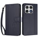 thumbnail image 3 of Funda Cartera Trébol para Xiaomi 17 con Ranuras Tarjetas y Carga Inalámbrica Azul oscuro, 3 of 6