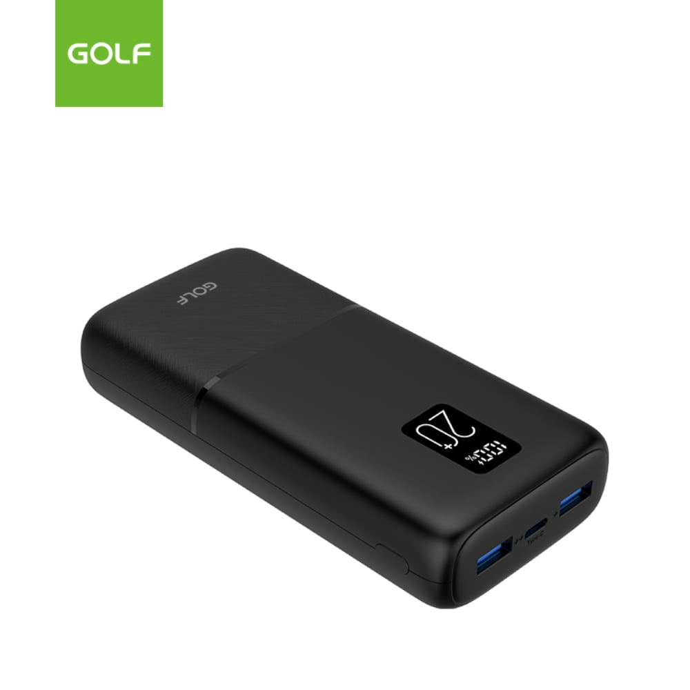 Golf - Bateria Portatil 20.000mah Pd+qc 22.5w P20-lcdpd Negro
