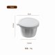 thumbnail image 2 of Vasos Para Condimentos SuxuMhao Con Tapas 6 Piezas Plateado Y Gris Claro 70ml, 2 of 3