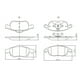 thumbnail image 3 of Pastillas Freno para auto Peugeot Partner 2009-2018 Delantero, 3 of 3