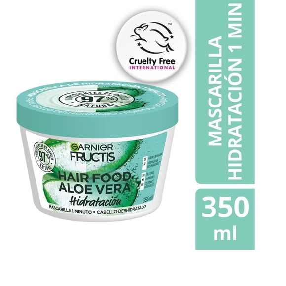 Mascarilla para el Cabello Garnier Fructis Hair Food Aloe Vera, 350 ml