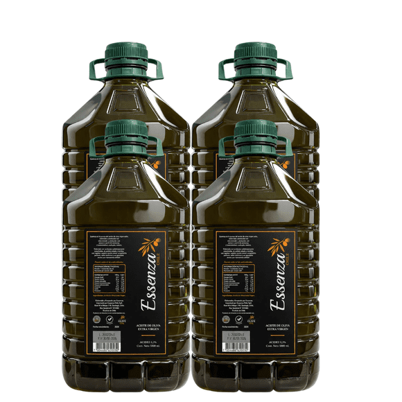 Aceite De Oliva Extra Virgen Premium Essenza 4 X 5 Litros