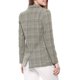 thumbnail image 5 of INSPIRE CHIC Blazers de regreso a clases para mujeres, solapa con muesca, manga larga, un botón, blazer de cuadros, negro L, 5 of 7