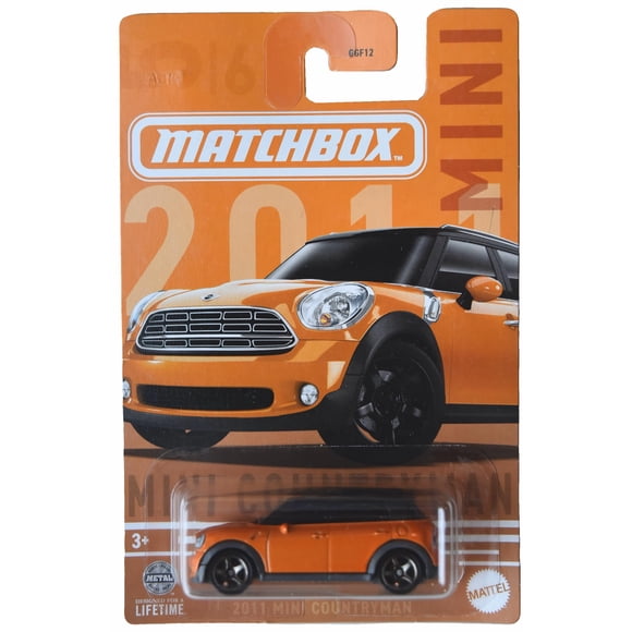 Coche de juguete BMW CCA FONDATION Mini Countryman naranja (Matchbox 2011)