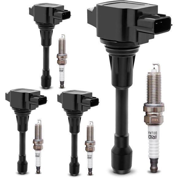 4 Bobinas de Encendido X4XZ UF549 y 4 Bujías de Doble Iridio