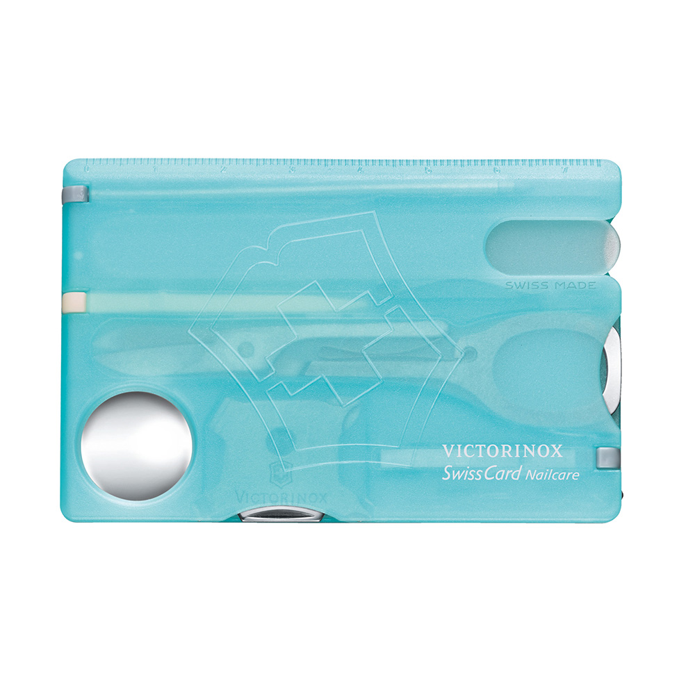 Navaja Swisscard Nailcare Color Celeste Victorinox