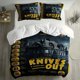 thumbnail image 1 of 3pcs Detective Mystery Family Print Bedding Set, 1 of 1