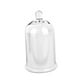 thumbnail image 3 of Candelabro De Cúpula De Cristal Cloche Con Asa Superior Para Frutas, Piedras Aromáticas, Pastel, Blanco, 3 of 5