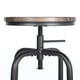 thumbnail image 3 of Pack 2 Pisos Bar Ajustable Industrial 32x32x76 Cm Walnut, 3 of 4