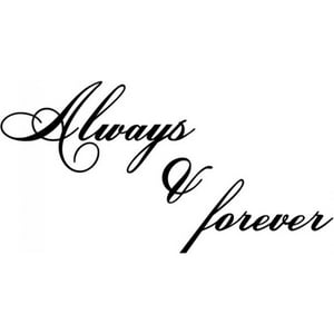 Rienda Libre Graphics - Decomural Always And Forever Love Ws-15656