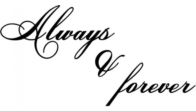 Rienda Libre Graphics - Decomural Always And Forever Love Ws-15656