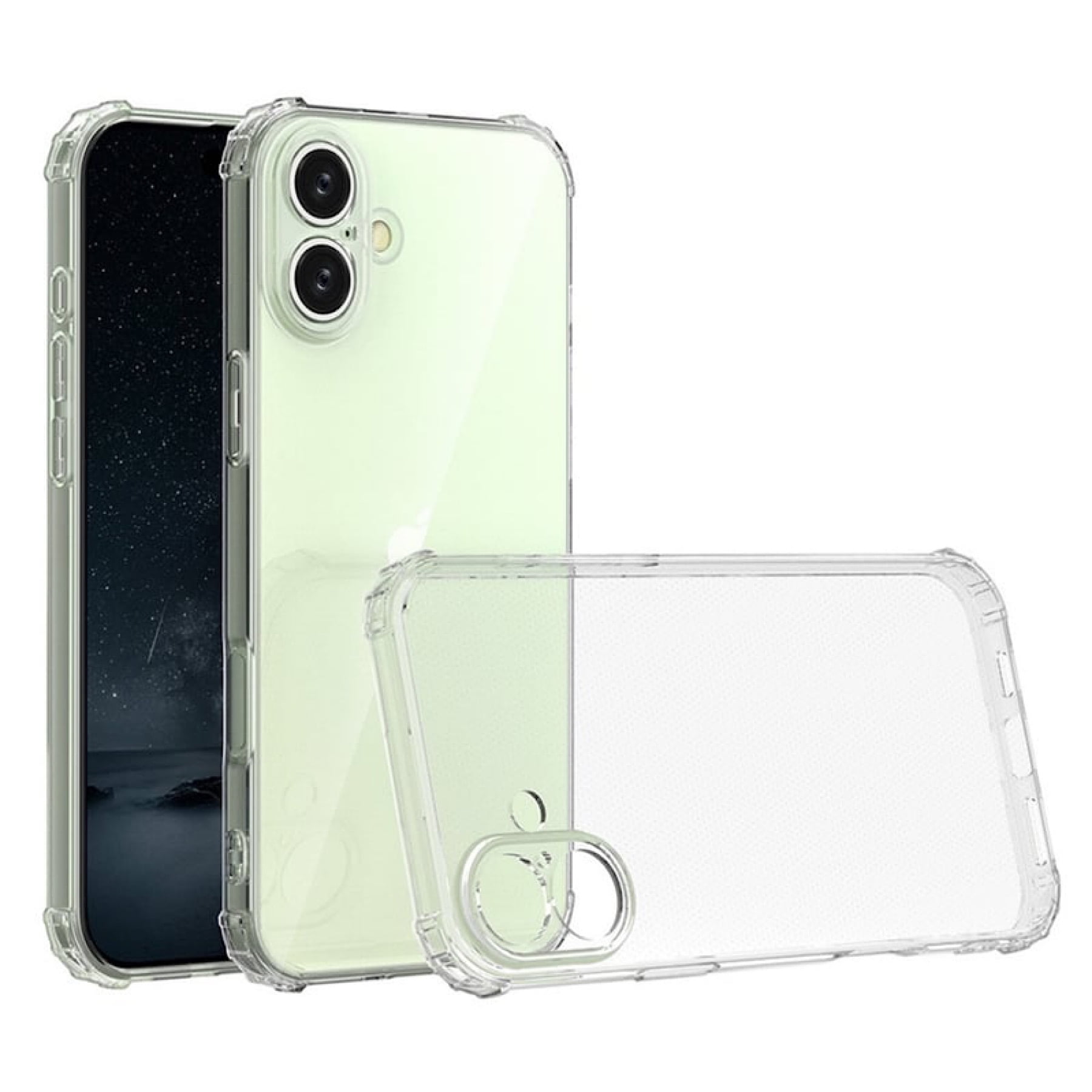 Genérico - Carcasa Transparente Reforzada Para Iphone 16 Plus