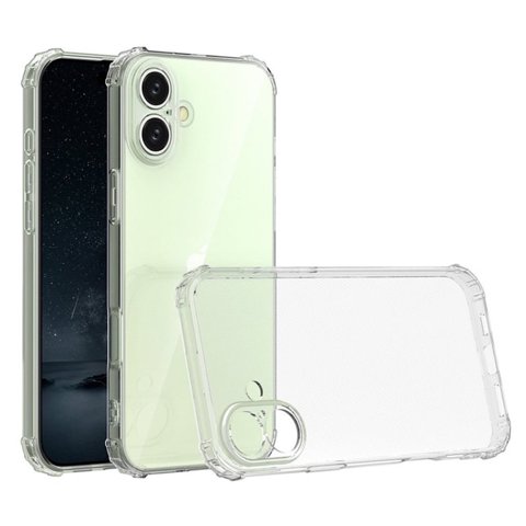 Genérico - Carcasa Transparente Reforzada Para Iphone 16 Plus