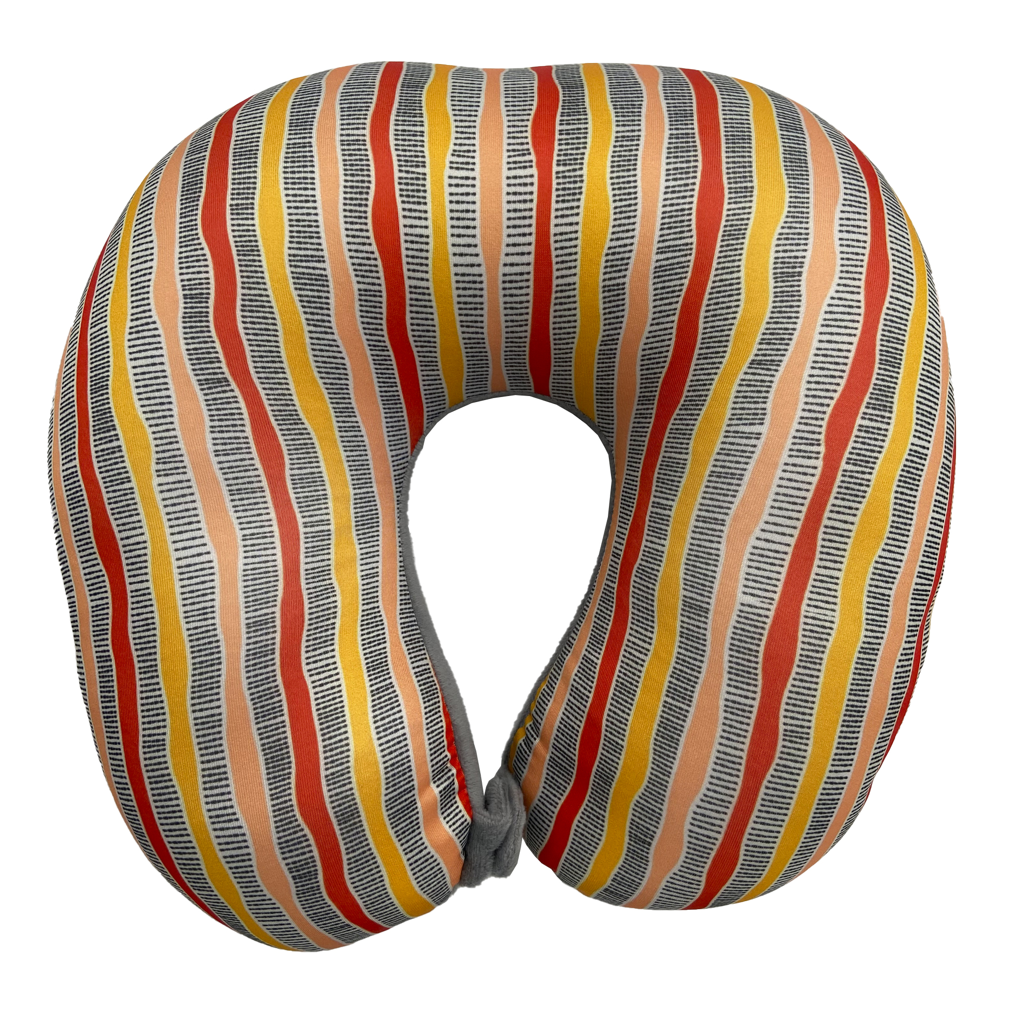 Homewell - Almohada Tela Para Viajes Rayas Colores 26X26Cm