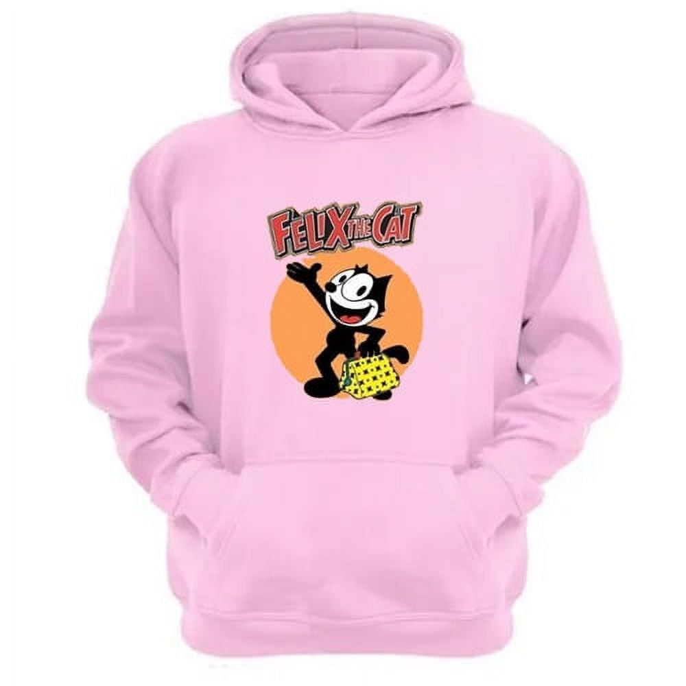 Genérico - Polerón Canguro El Gato Felix Rosa Talla Xl Unisex