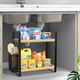 thumbnail image 5 of Organizador De Mostrador De Baño Con Cesta De Madera, 5 of 9