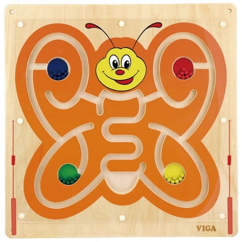 Viga - Juego Pared Madera Magnetico Mariposa