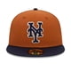 thumbnail image 1 of Jockey New Era 59FIFTY New York Mets MLB Med Brown, 1 of 5