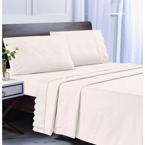 Atlas - Sabana Broderie Crudo