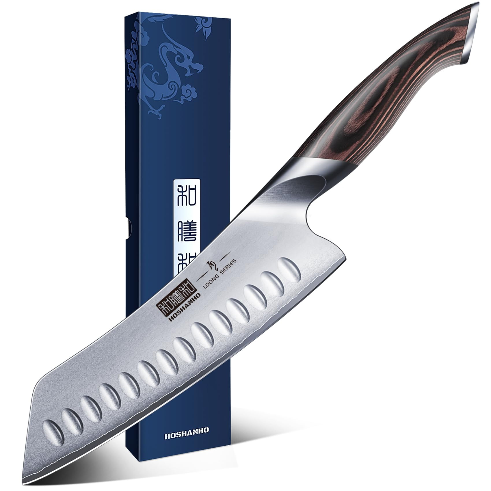 Cuchillo De Chef Hoshanho Japonés De Acero Inoxidable Ultra Afilado De 18 Cm