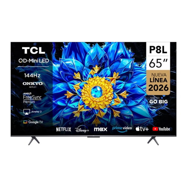 Televisor TCL 65" QD - Mini LED UHD 4K P8L Smart TV