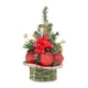 thumbnail image 3 of Mini árbol de Navidad Artificial de Mesa Rojo, 3 of 3