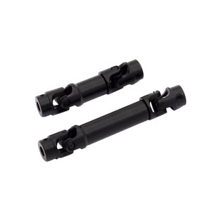 Magideal - 2 Ejes De Transmisión De Coche Teledirigido, Transmisión Delantera Y Trasera De Acero Inoxidable Para Coche Teledirigido A Escala 1:18, Accesorios De