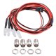 thumbnail image 3 of Faros Delanteros Para 1/5 1/8 1/10 1/12 1/16 RC Car Truck 4 Kit De Luces LED Blanco, 3 of 4