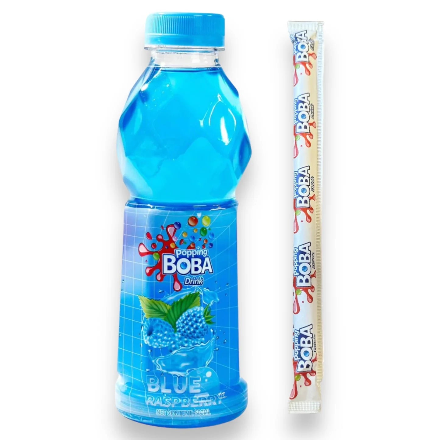 Té Helado Boba Frambuesa Azul Ms Popping 500 Ml