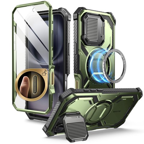 Funda De Teléfono I-Blason Armorbox Para Iphone 16 Con Magsafe Green