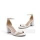 thumbnail image 2 of Sandalias Dream Pairs Chunk de tacón bajo para mujer, talla 8, color blanco, 2 of 6