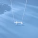 thumbnail image 2 of Collar HESHPAWS S925 Sterling Silver Cross Plateado, 2 of 3