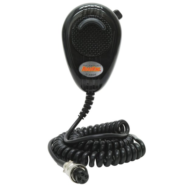 Micrófono CB RoadKing RK564P Dinámico con Cancelación de Ruido y Conector de 4 Pines