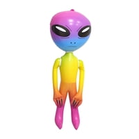 Bothyi - Juguetes Inflables Extraterrestres Decorativos Inflan Globos Para Césped Vacaciones Navidad Colorido 90Cm