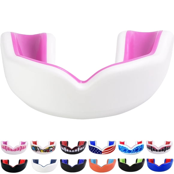 Protector Bucal Blanco rosa Para Niños Talla Juvenil