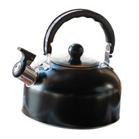 Magideal - Hervidor De Agua Con Mango Antiescaldado De Alta Capacidad, Olla De Agua A Prueba De Herrumbre De Ebullición Rápida Para Cocina De Inducción, Cocina, Negro