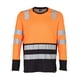thumbnail image 2 of Polera alta Visibilidad Bicolor Reflectante ML Cuello Redondo Naranjo Gris, 2 of 6