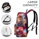 thumbnail image 4 of Demon Slayer-theme Backpack, Campus style schoolbag Bookbag with Adjustable Shoulder Straps And Large Zip Compartment, Unisex Travel Bags.42x30x15cm, 4 of 6