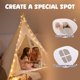 thumbnail image 3 of Carpa Tipi Grande 120x120x155cm Gris Rayas, 3 of 3