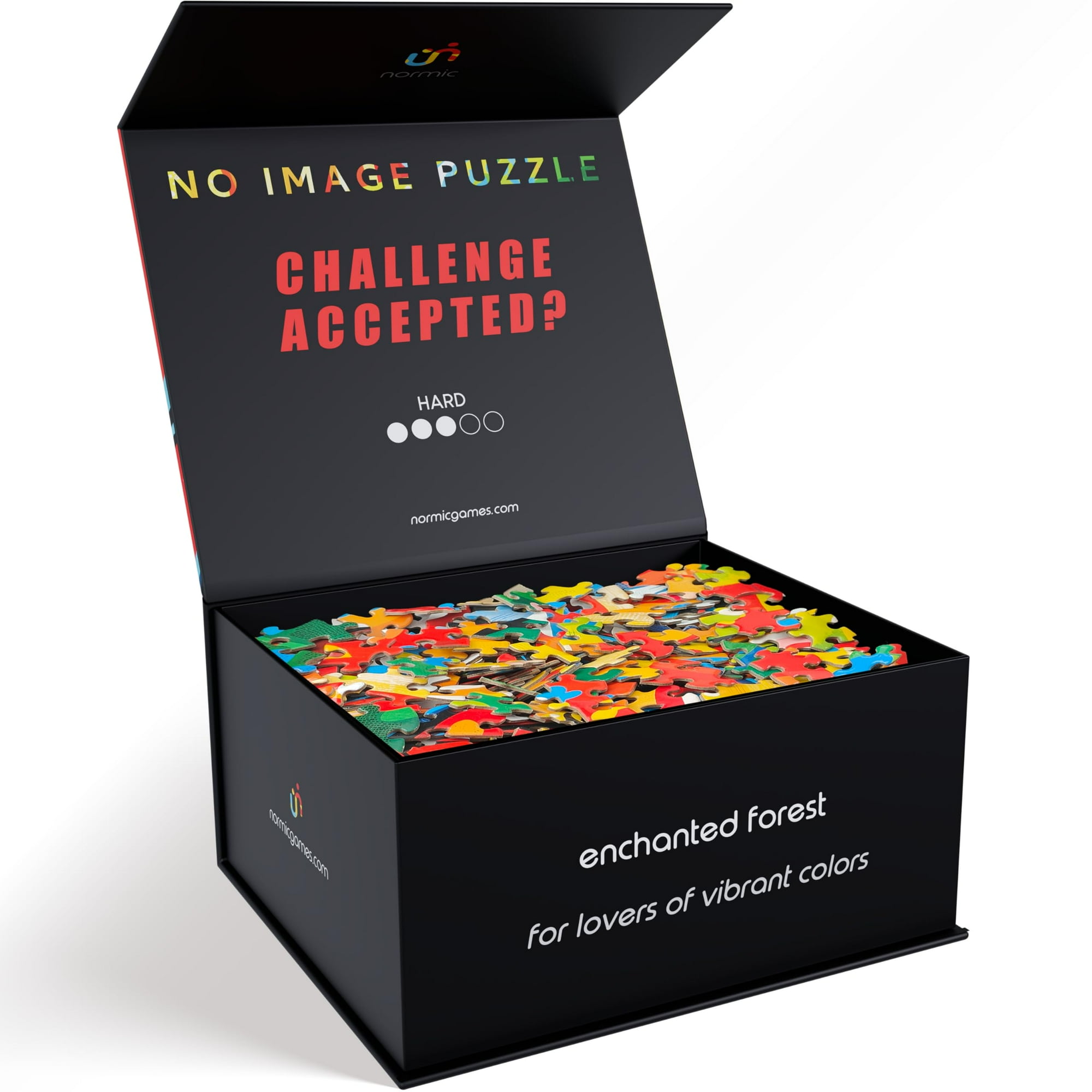 Puzzle Normic Sin Imagen 1000 Piezas Irregulares De Dificultad Extrema