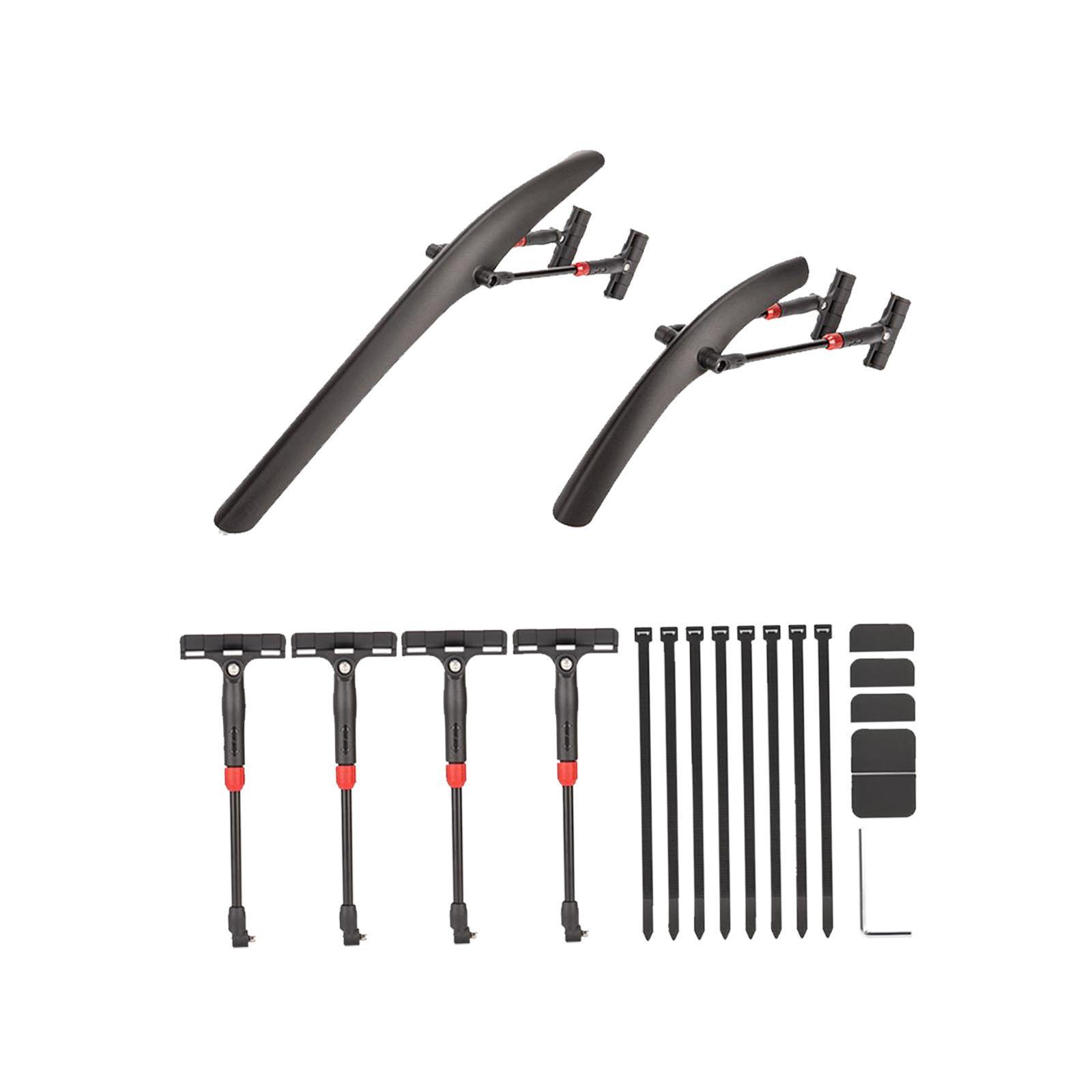 Magideal - Guardabarros Delanteros Traseros Para Bicicleta De Carretera,Guardabarros De Bicicleta Portátiles,Protección De Ruedas,Guardabarros De Bicicleta Guard