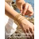 thumbnail image 3 of Pulsera Alphatool 7 cm Brillo Dorado (Pack de 5), 3 of 6