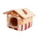 thumbnail image 3 of Camas Para Gatos Para Gatos De Interior, Extraíble, Lavable, Encantadora Cama Para Dormir, Cama Para Gatos, Cueva, Café M, 3 of 5