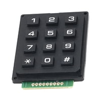 Ioensy - Teclado De Matriz Teclado Electrónico Estilo De Teléfono Teclado De Matriz 12 Teclas 4X3