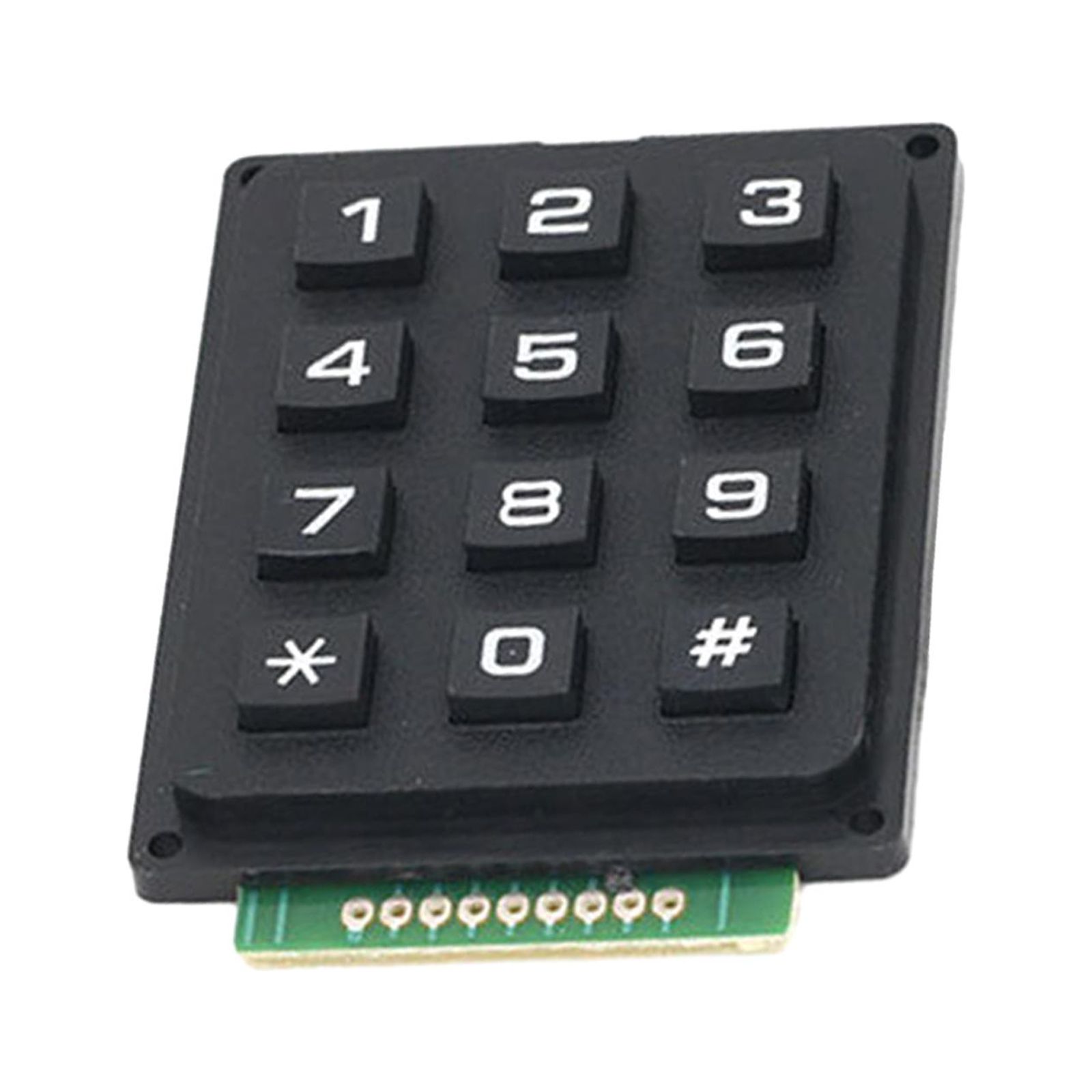 Ioensy - Teclado De Matriz Teclado Electrónico Estilo De Teléfono Teclado De Matriz 12 Teclas 4X3
