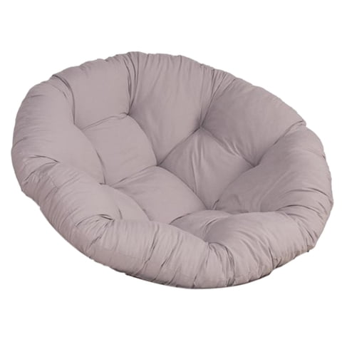 Magideal - Almohadillas De Cojín Para Asiento De Patio De 60X60Cm, Cojín De Asiento De Exterior De Repuesto Extraíble Para Hamaca, Cuna De Ratán, Mecedora De Mim , Gris